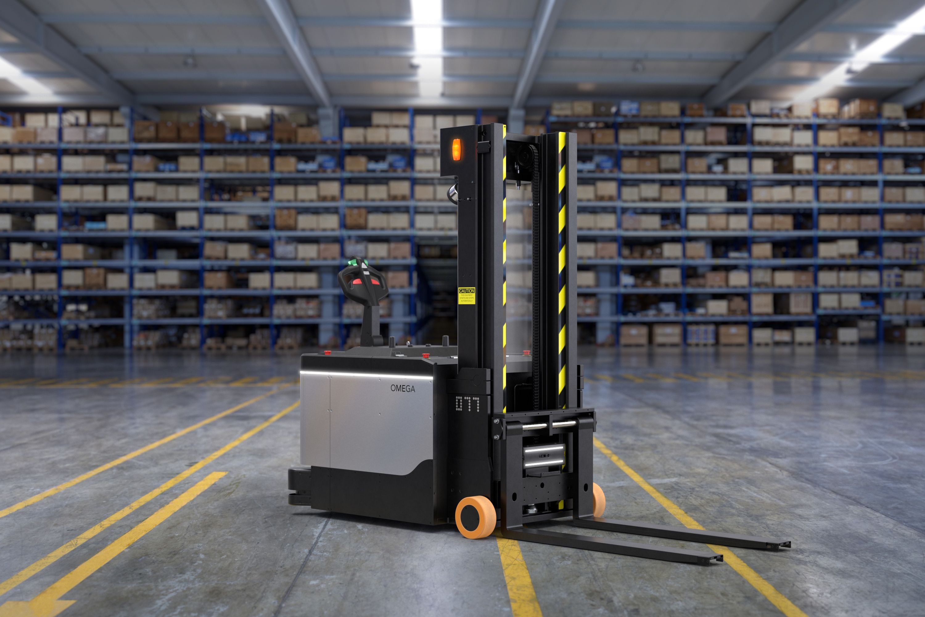 Image 1: OTTO Omega—the first truly autonomous lift truck—is the automation of the future.