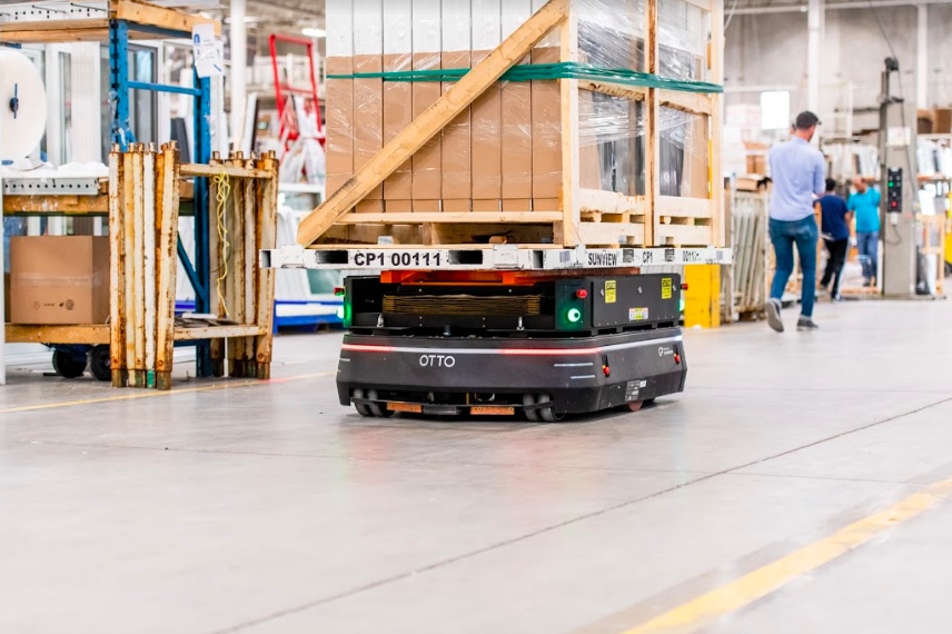 OTTO AMRs are able to move on-demand to accommodate all customization changes on the production floor. 