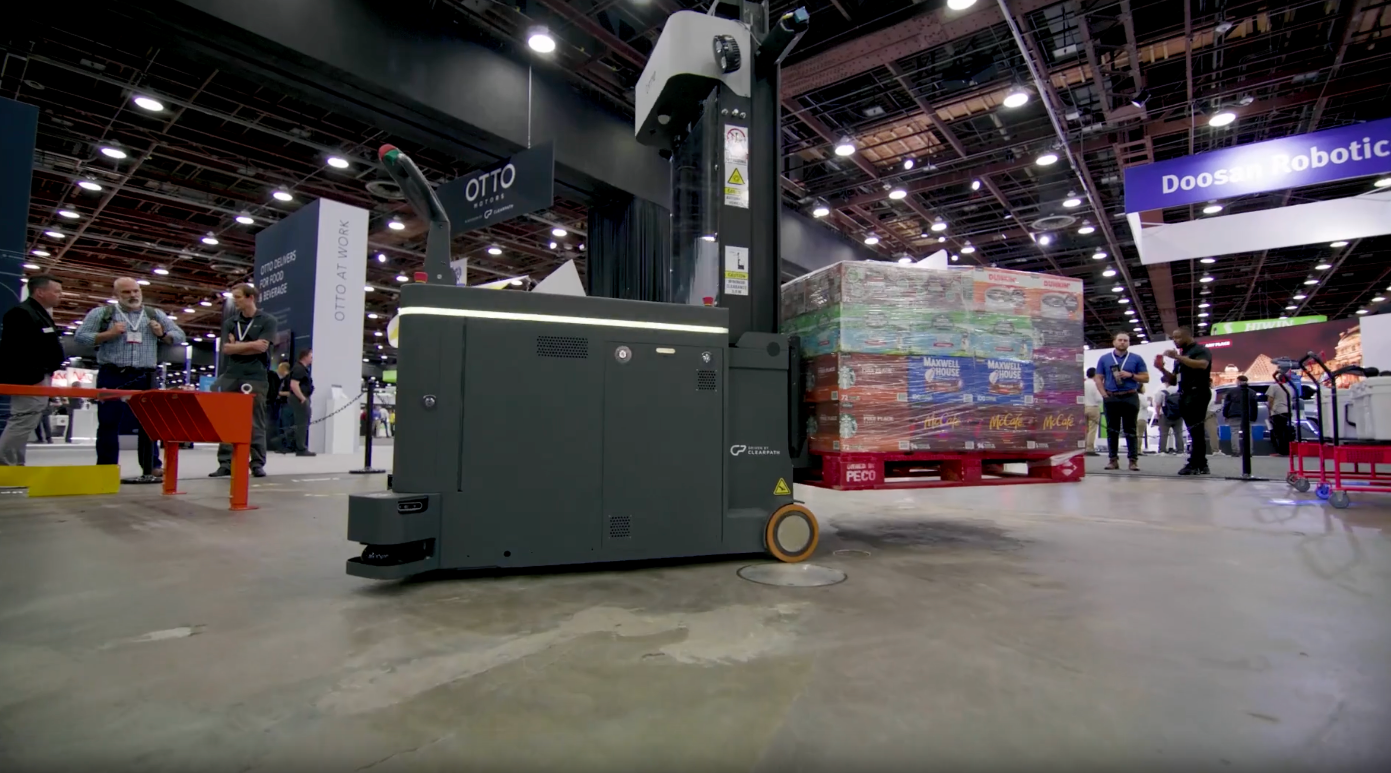 OTTO Lifter autonomous mobile robot at Automate 2022 tradeshow