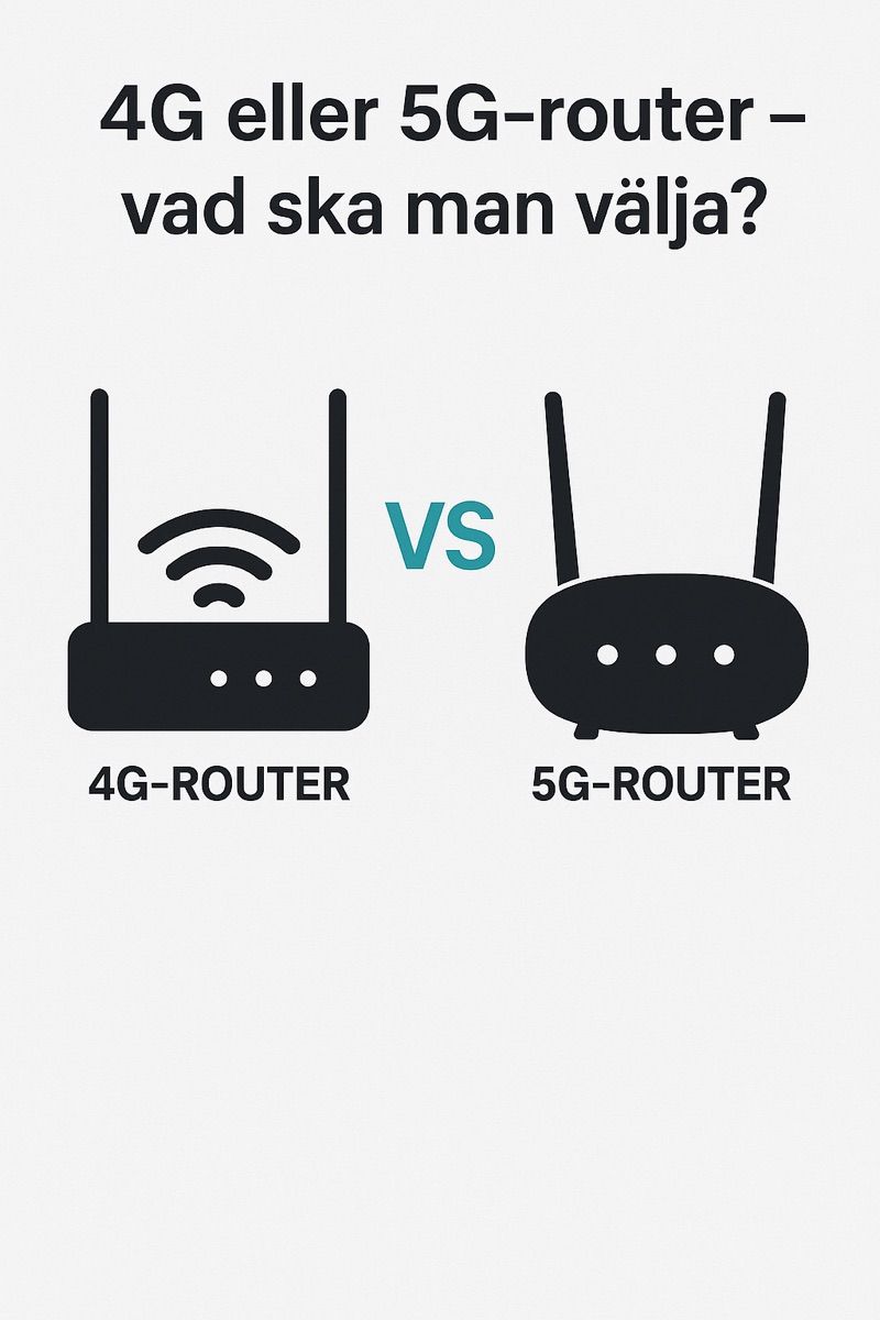 4G- vs 5G-router: vad ska du välja för bäst uppkoppling?