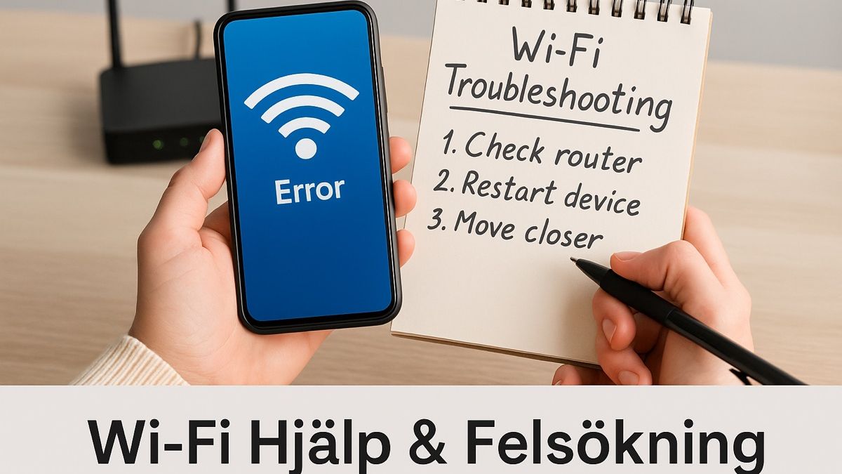 Wifi-hjälp och felsökning: lösningarna som räddar din uppkoppling