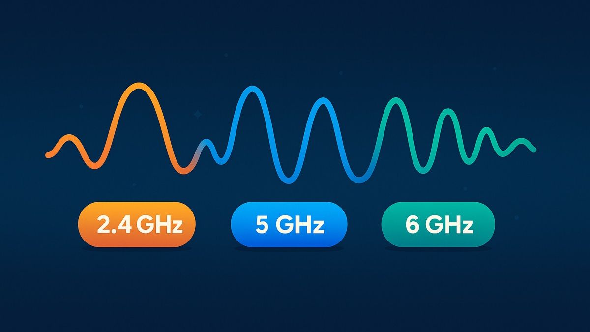 Wi-Fi-frekvenser: allt du behöver veta om 2,4 GHz, 5 GHz och 6 GHz
