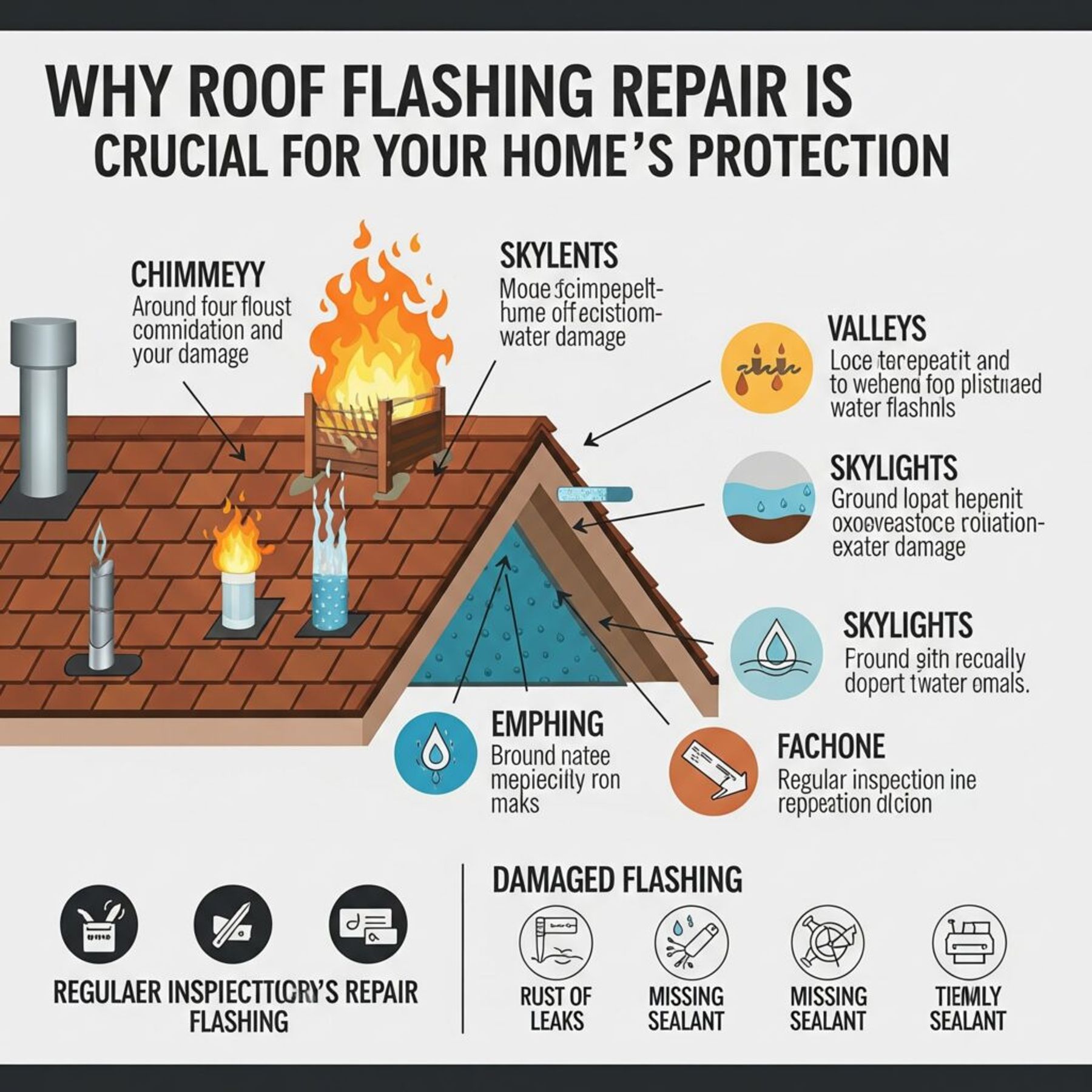 Why Roof Flashing Repair is Crucial for Your Home’s Protection
