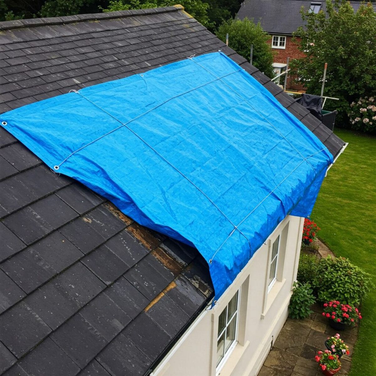 Tarped Roof Roof Repair And Replacement