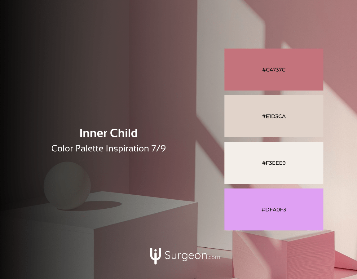 Inner Child - playful color palette for portfolio websites and blogs