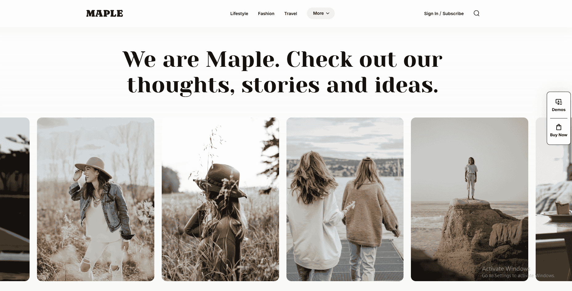 Storied Themes - Maple