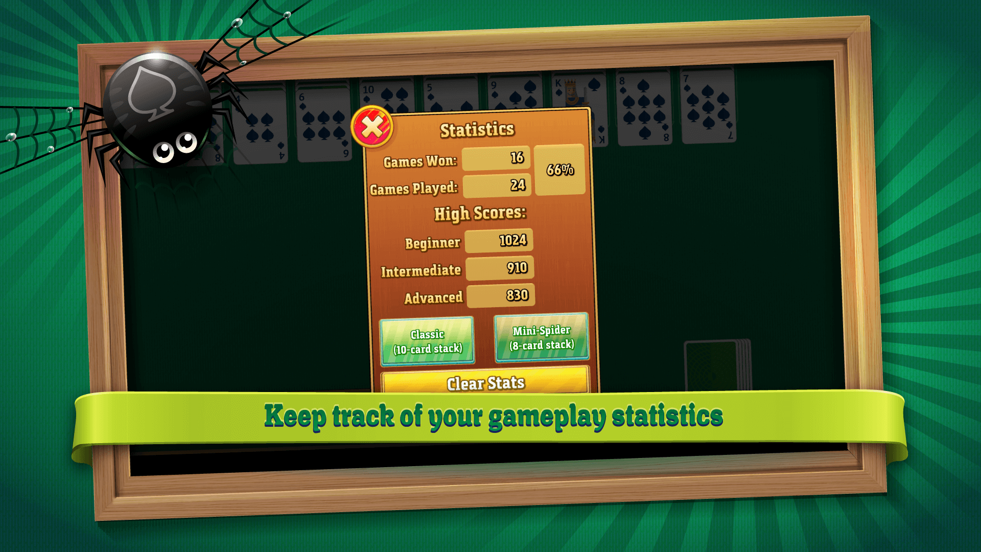 Simple Spider Solitaire