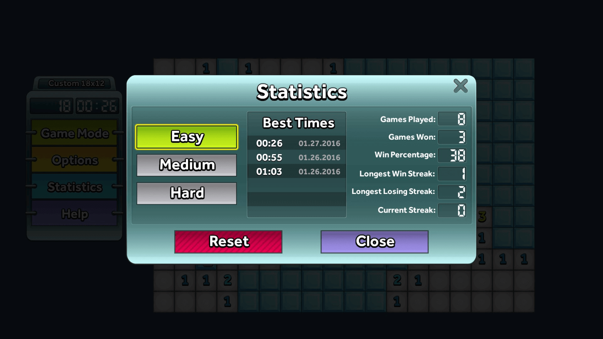 Simple Minesweeper