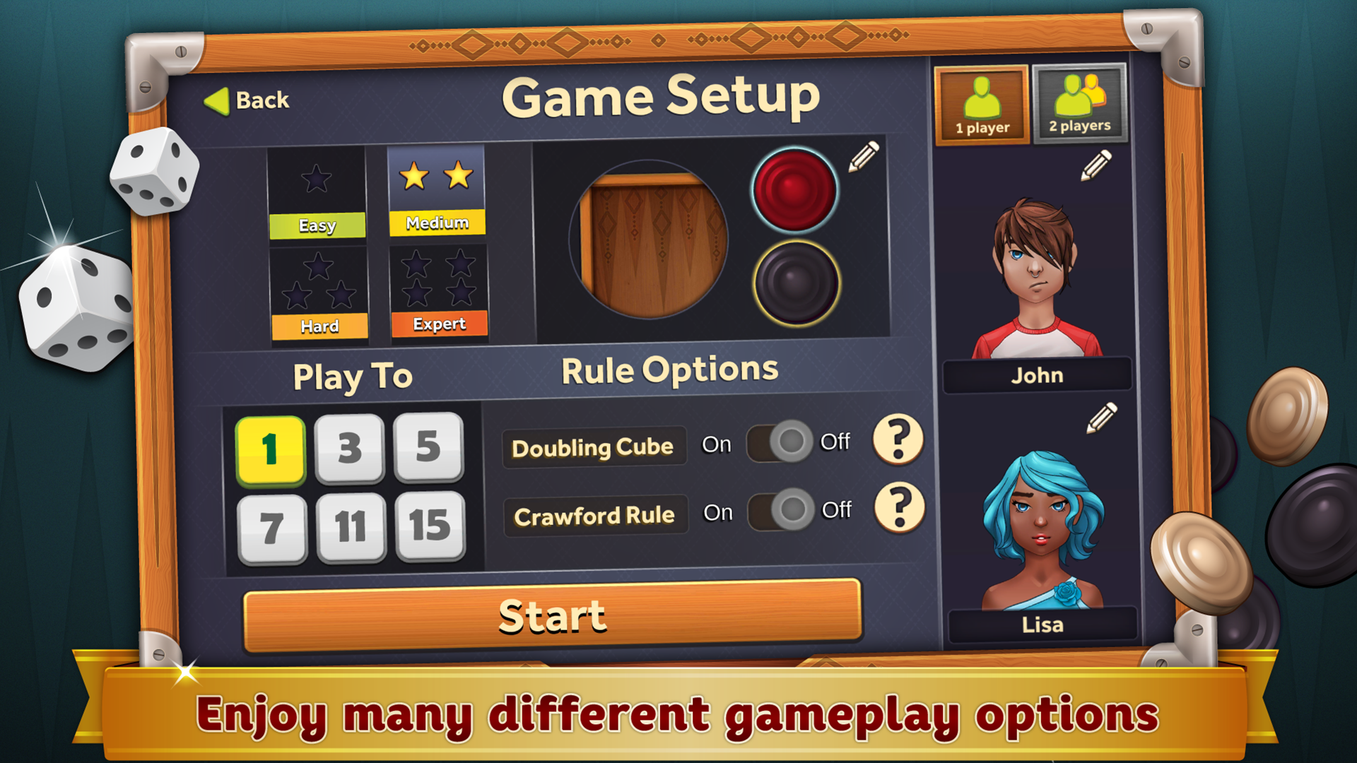 Backgammon Deluxe