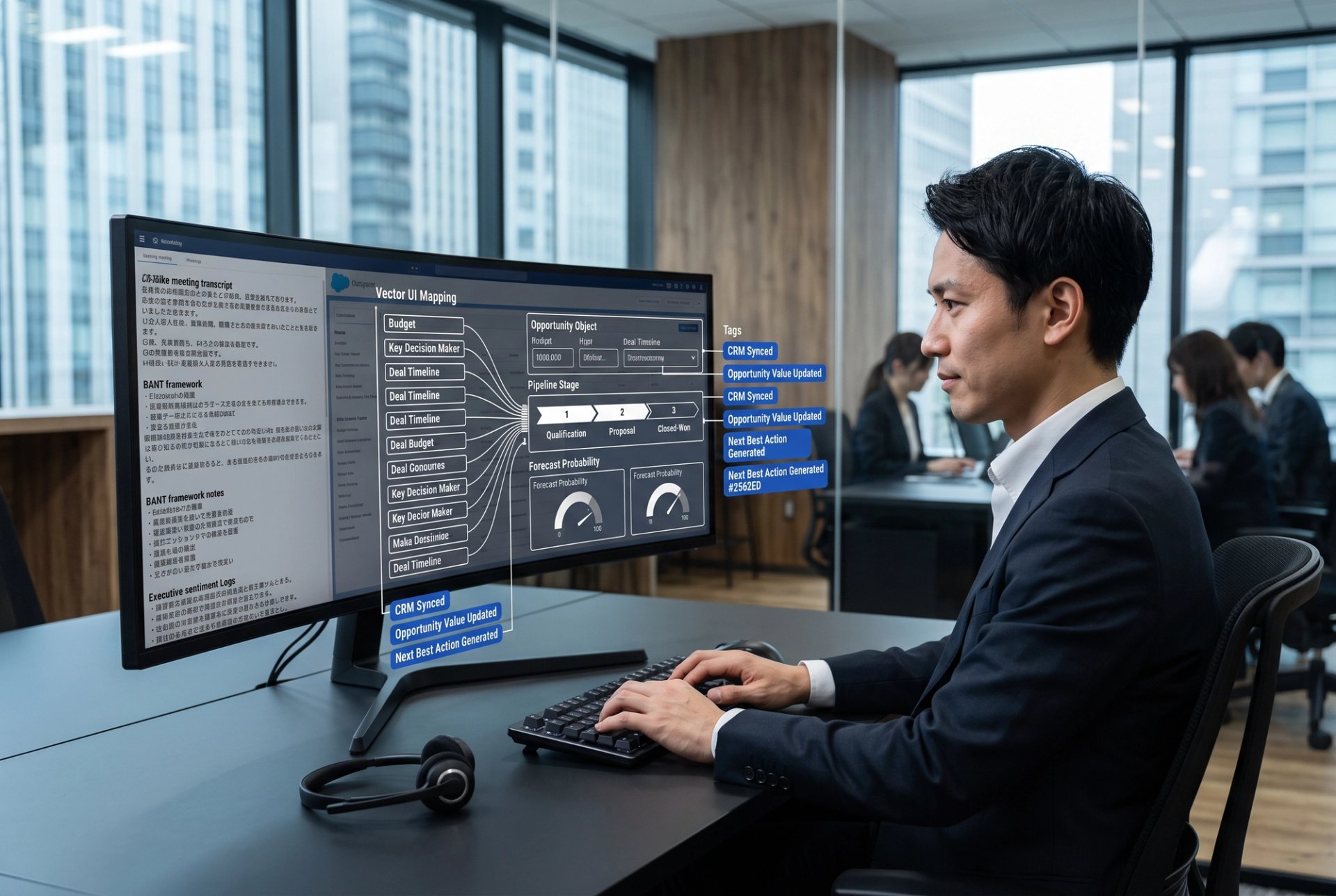 ERP/CRM情報自動生成適用