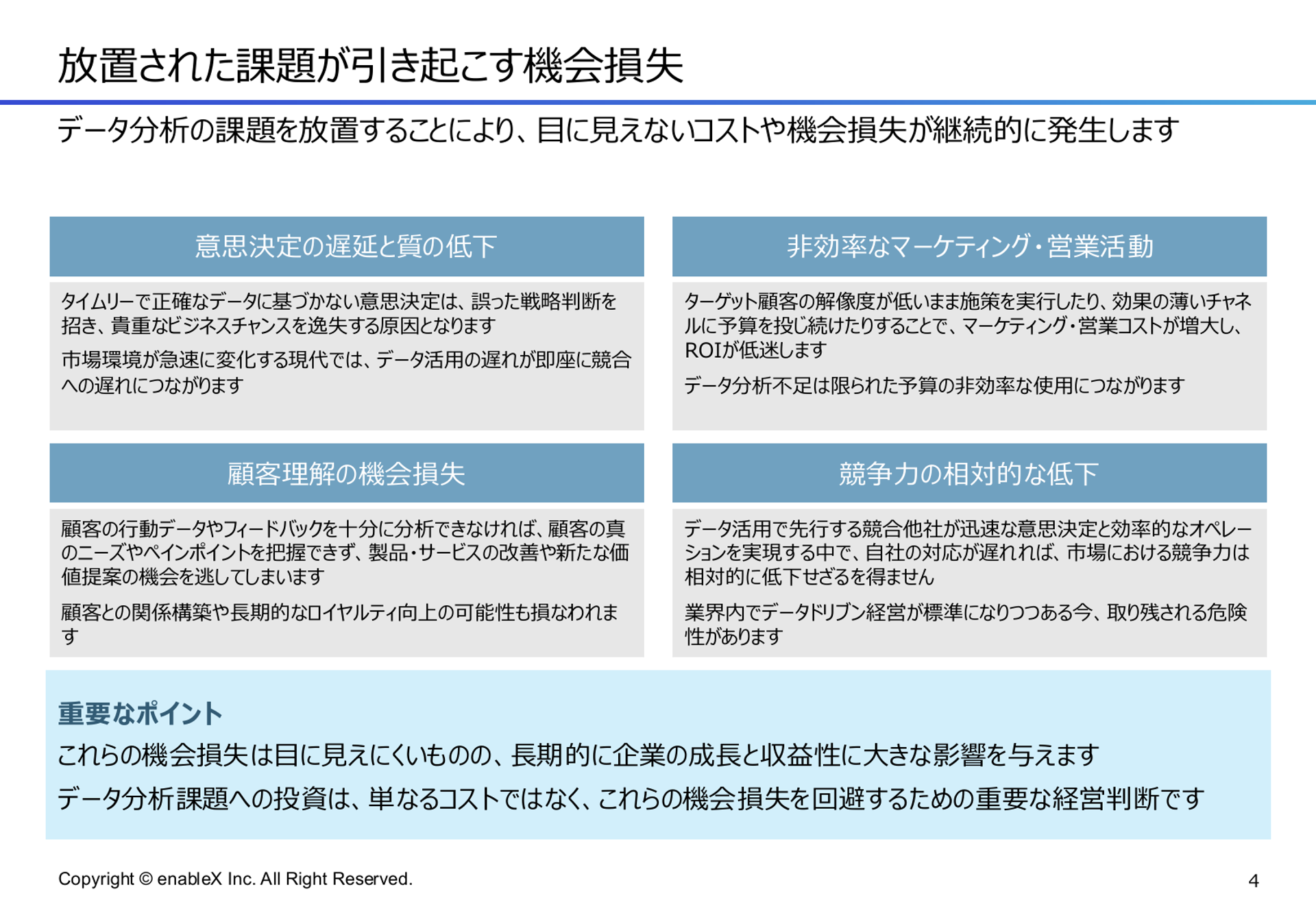 [03] AIエージェントが実現するデータ分析自動化 - 4ページ目