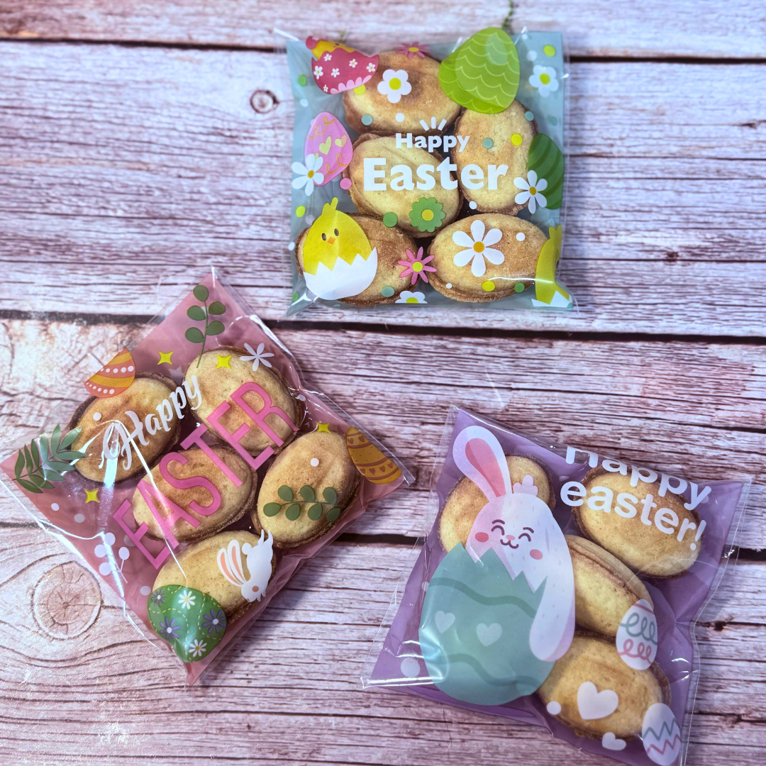 Handmade Easter Gifts – Caramel Biscuits in Gift Bag