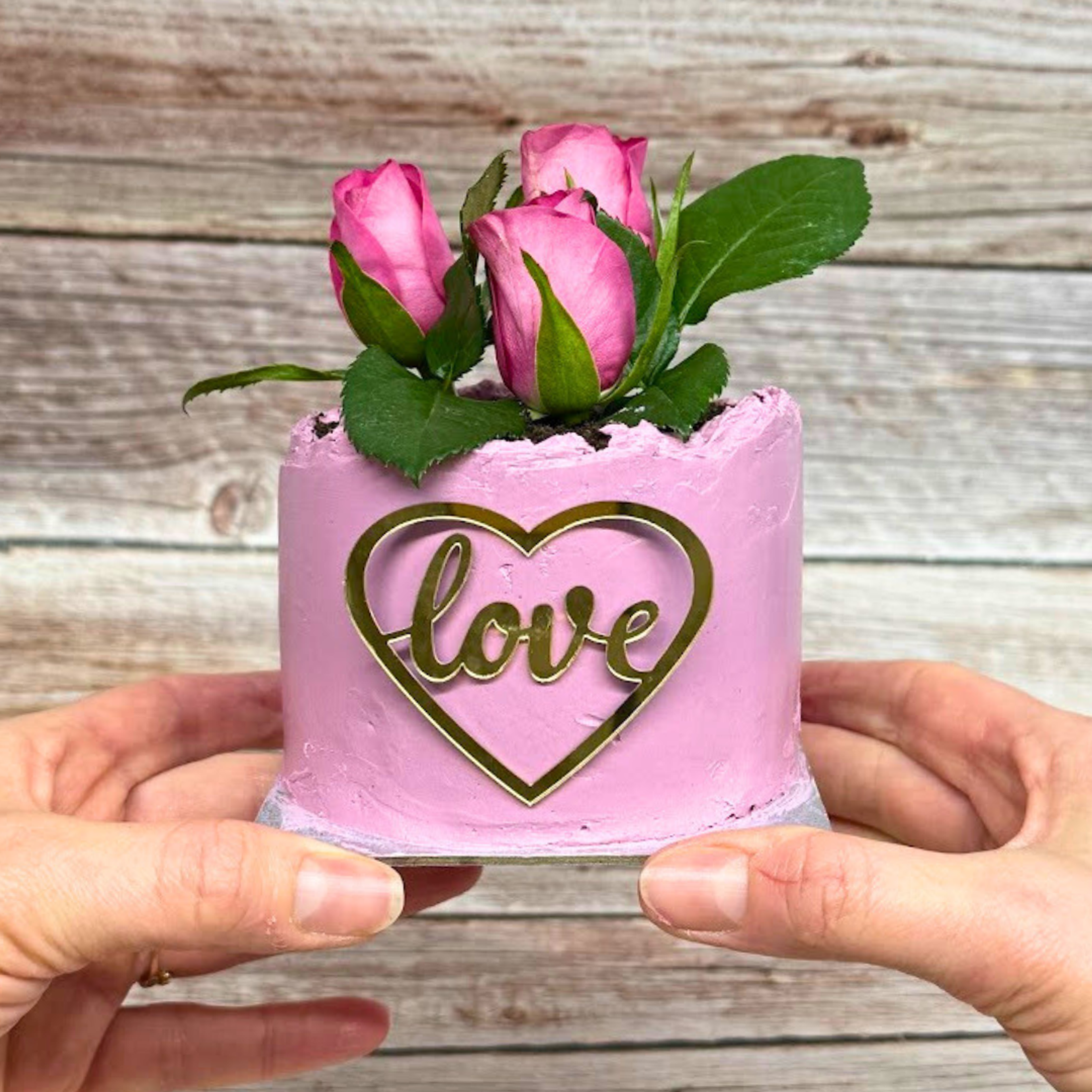 Valentine’s Day cake by Olgish Cakes