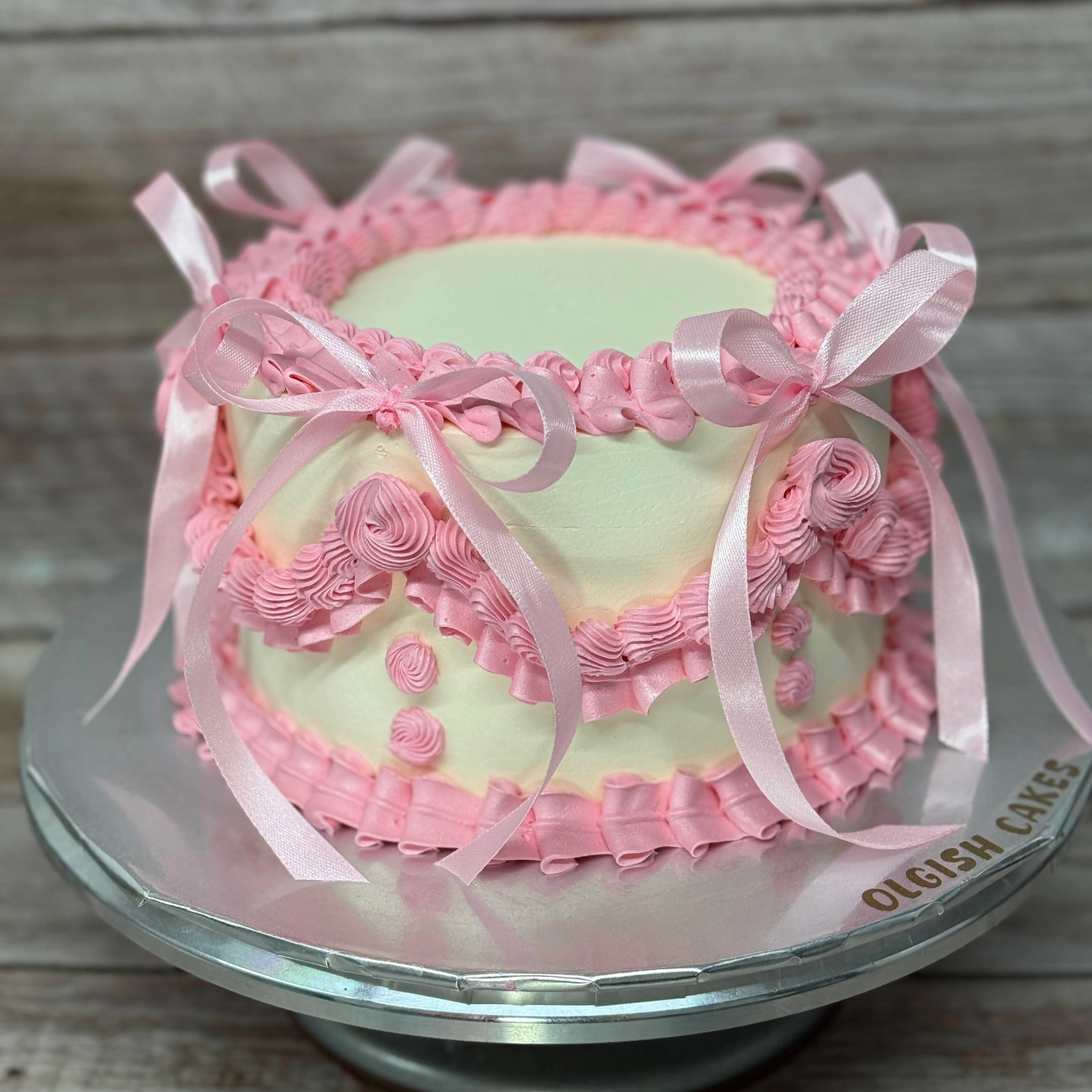 Vintage Red Velvet Cake by Olgish Cakes