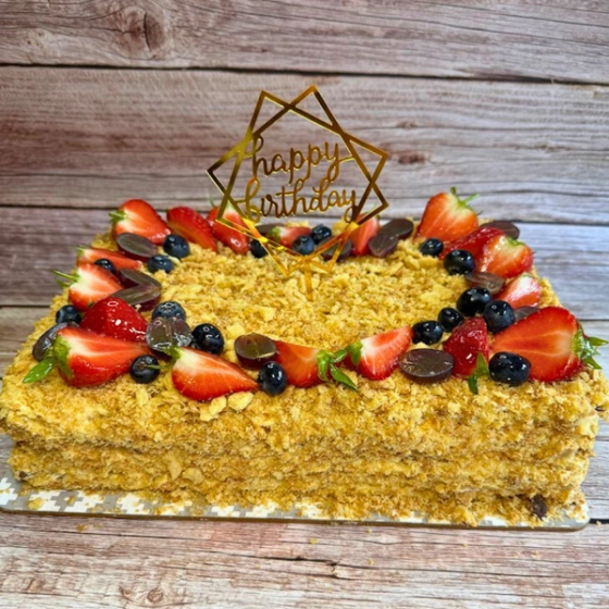 Napoleon cake for birthday party