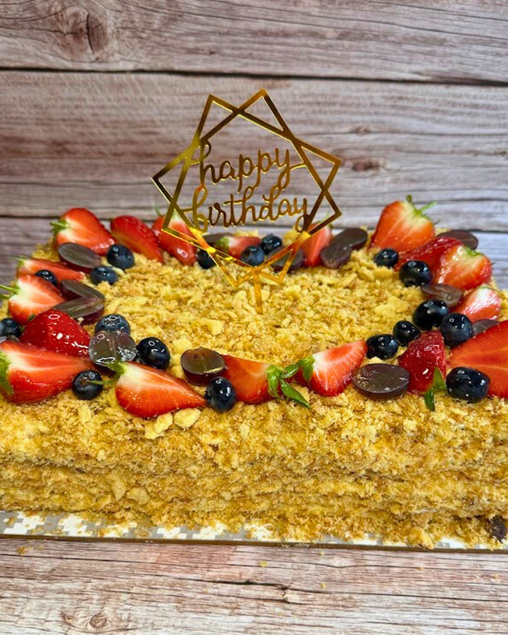 Napoleon cake for birthday party