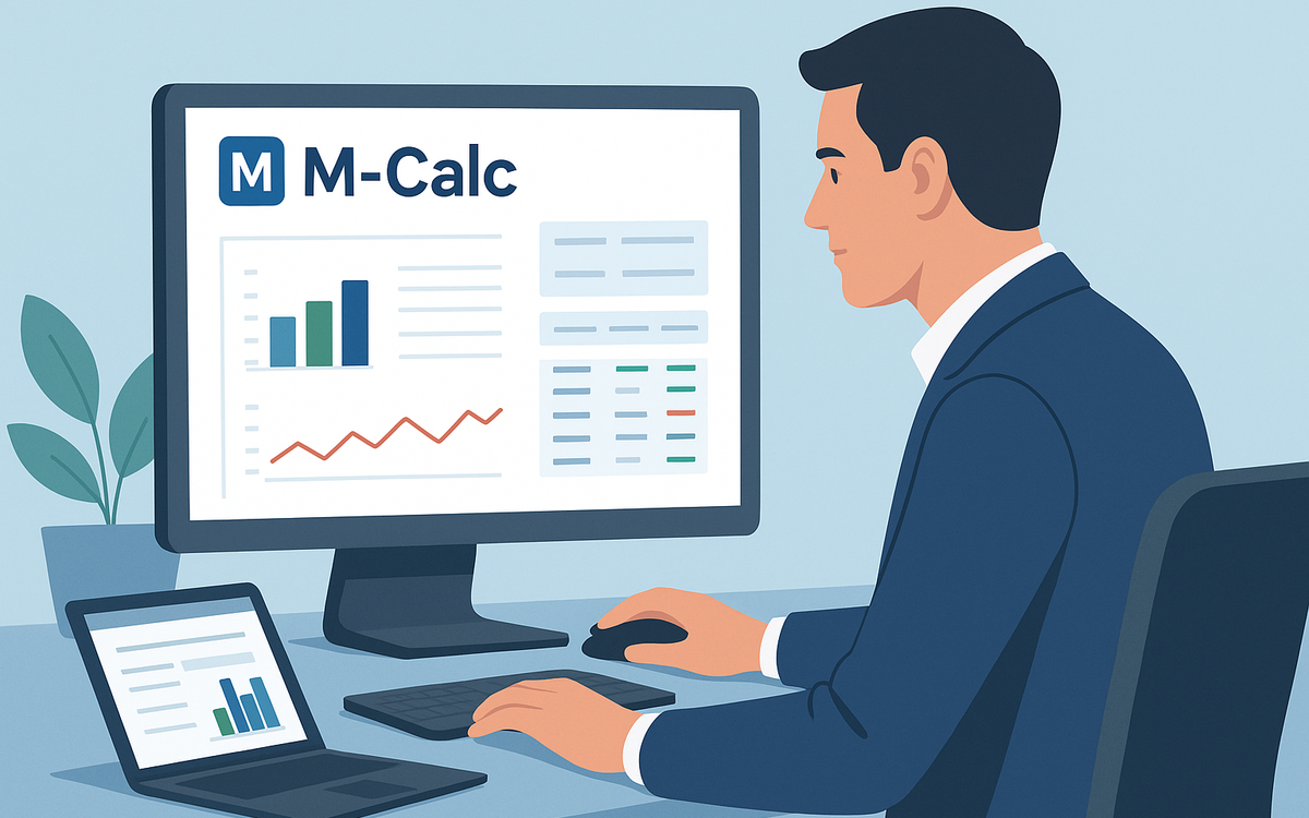 The benefits of calculation software compared to Excel.