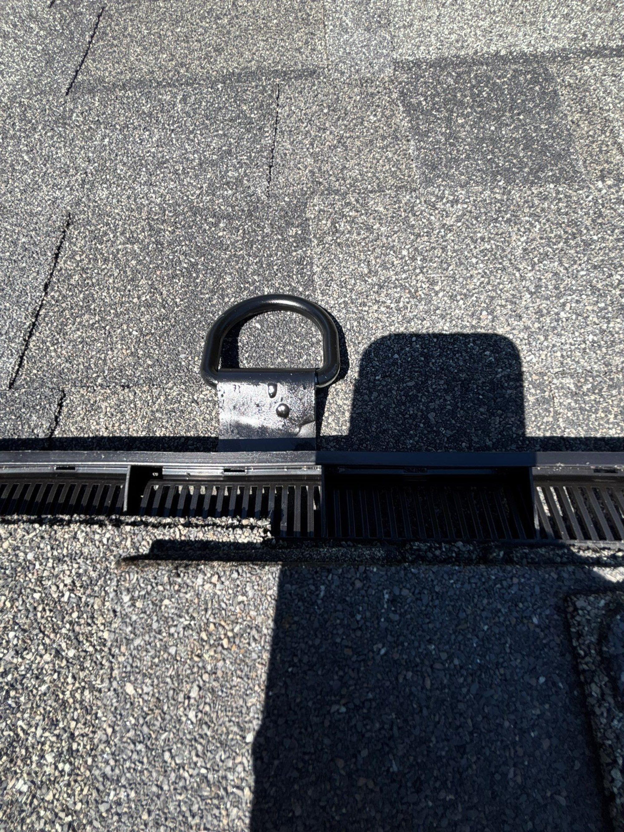 Ridge vent detail on the Malarkey Storm Grey asphalt shingle roof, Lake Stevens, WA