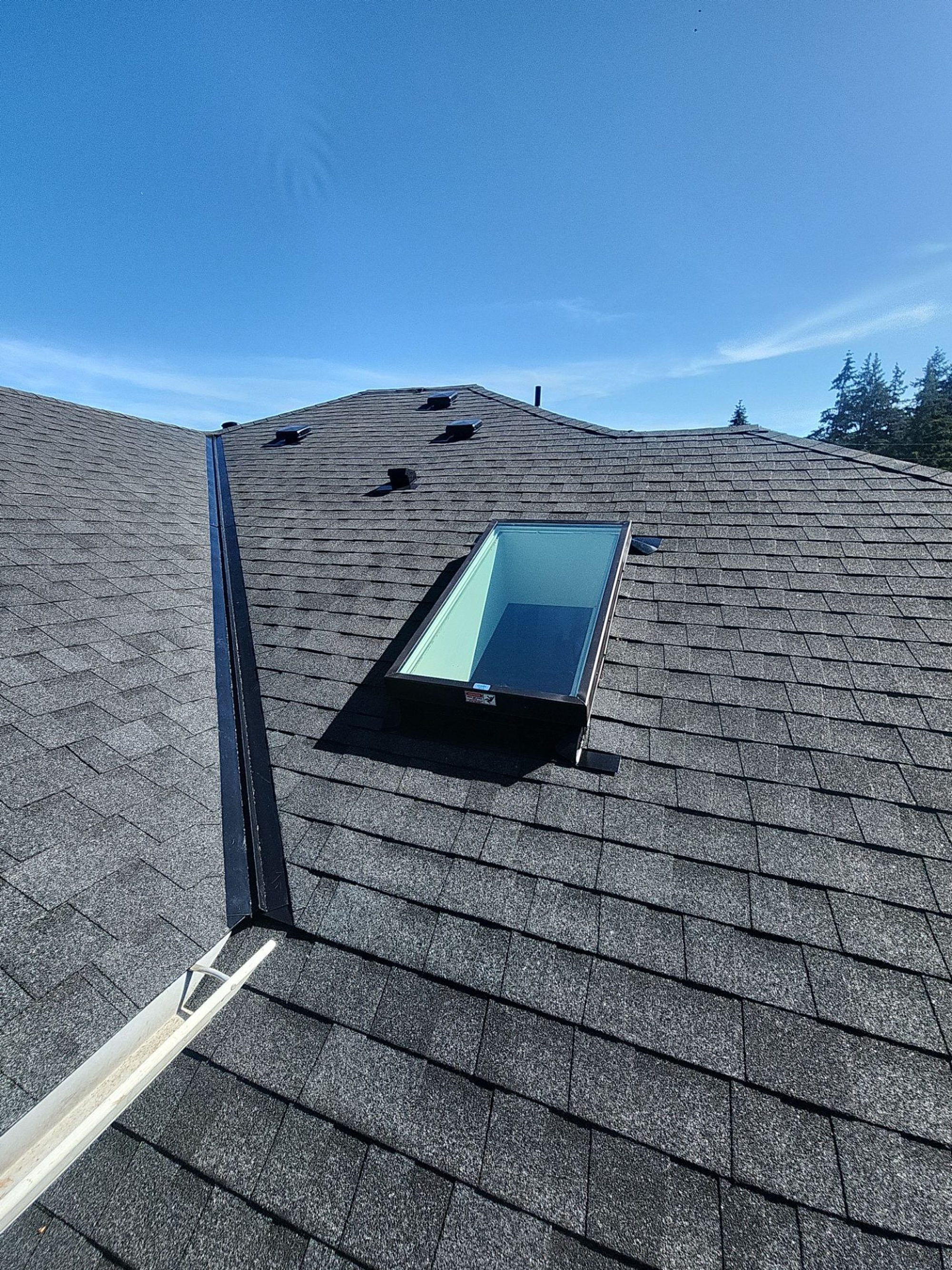 Amor Roofing Antique Black asphalt roof in Bothell, wide roof 03
