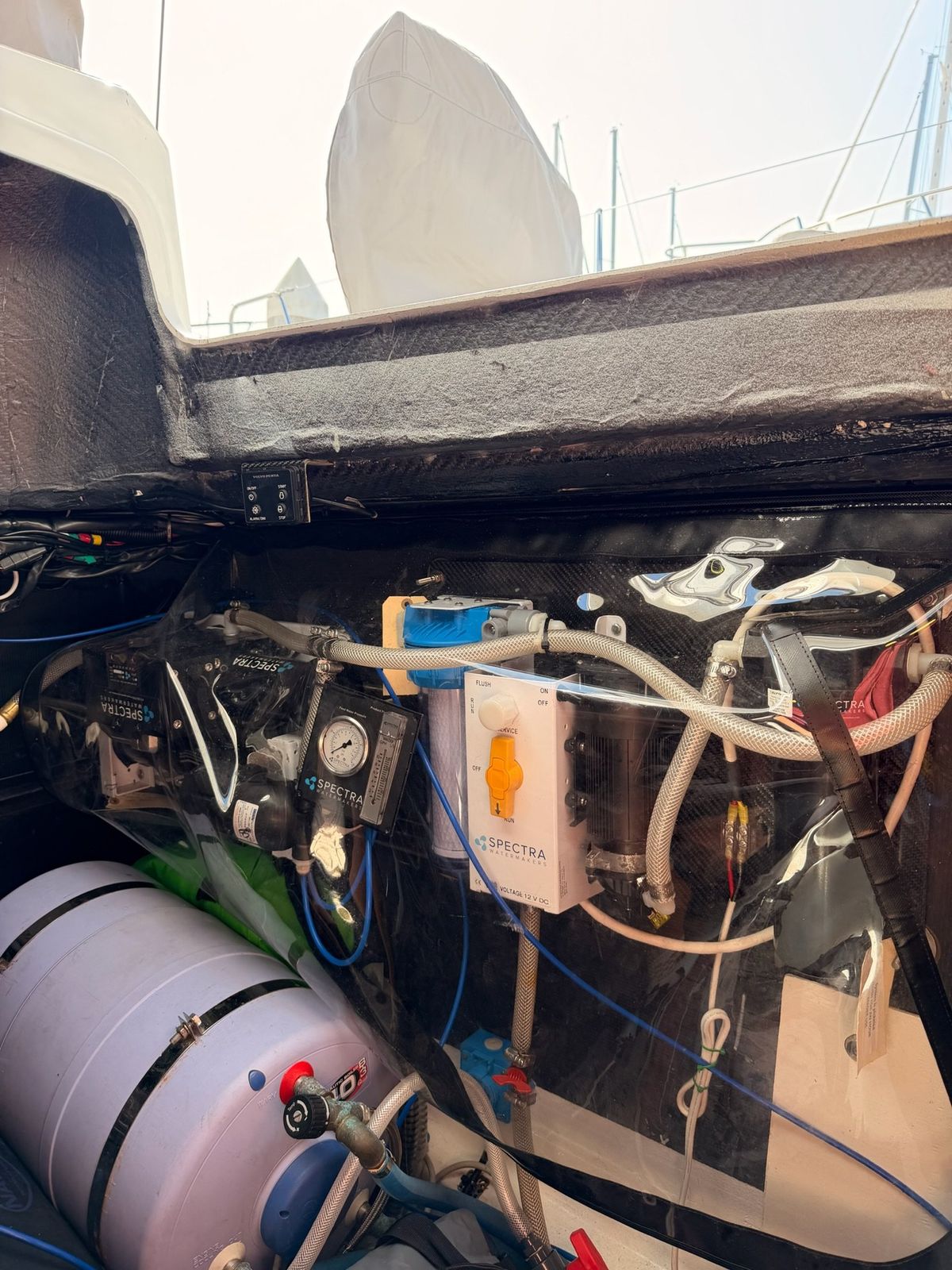 Engine compartment and systems