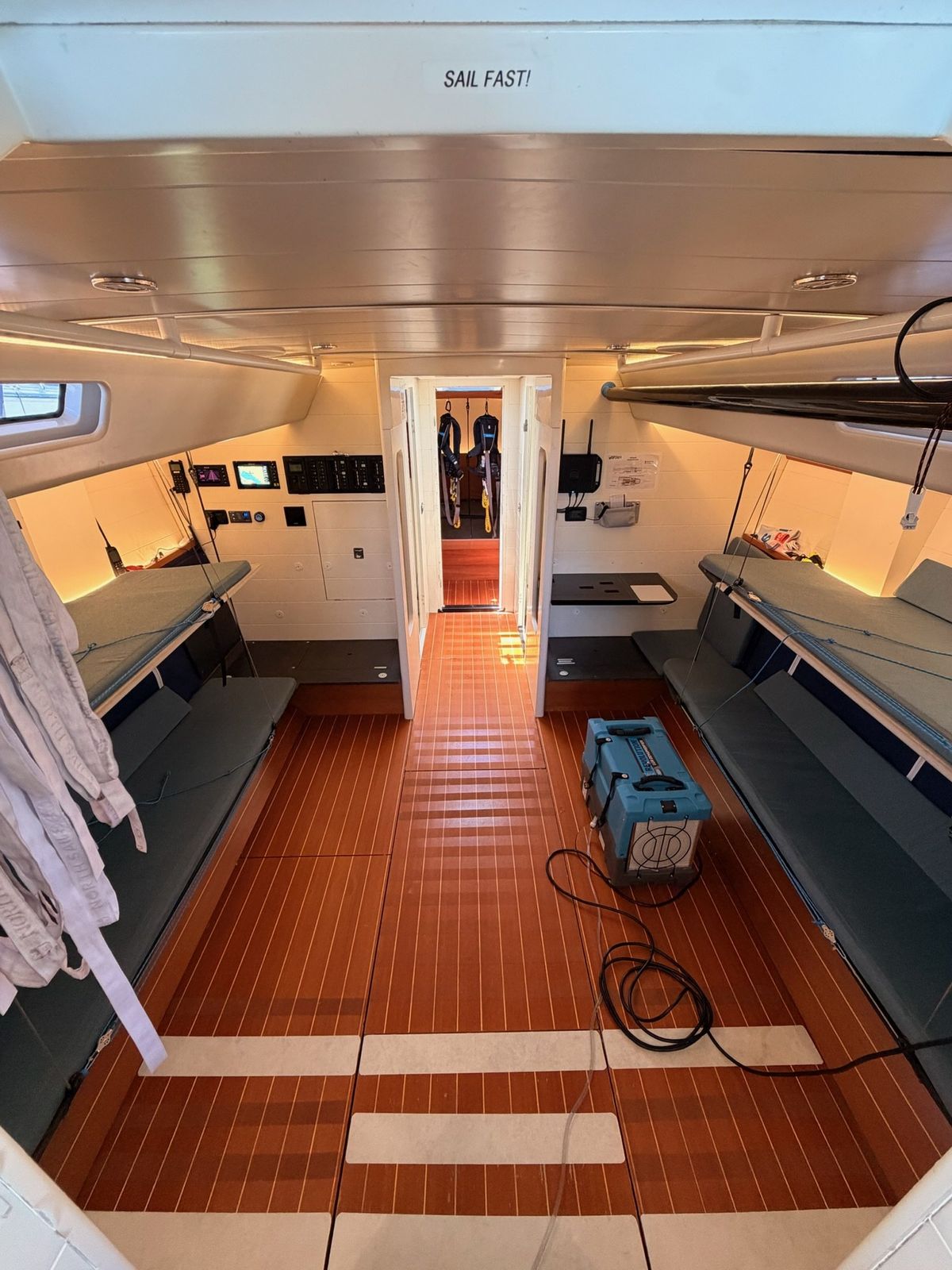 Saloon looking aft