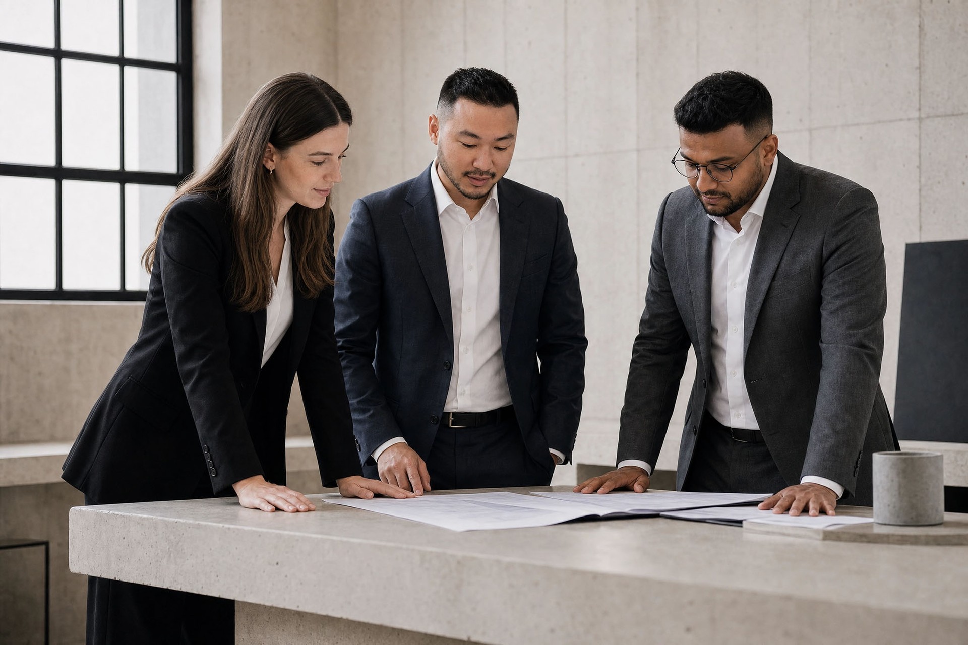 Senior team making critical decisions to maximize stakeholder value and preserve business continuity in a restructuring
