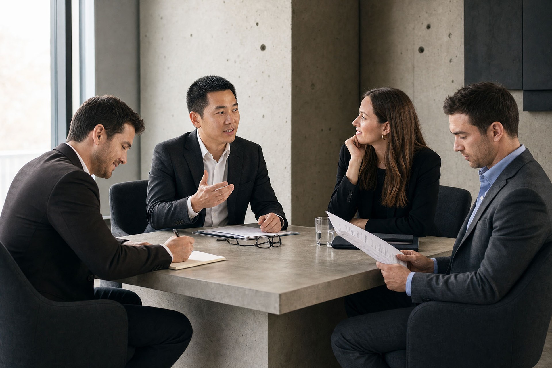 Senior team taking decisive action related to Lender Advisory role