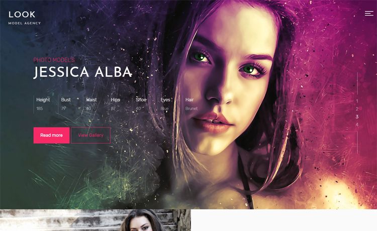 Image for Look – Free Bootstrap 4 HTML5 agency website template on template0.com