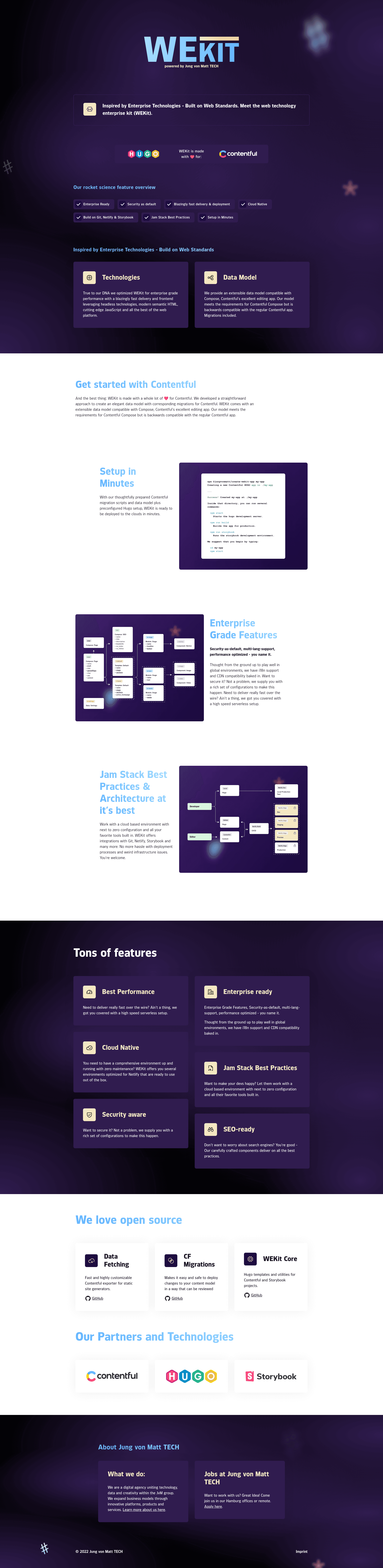 screenshot of WEKit on template0.com