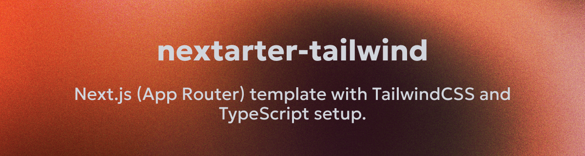 nextarter-tailwind preview