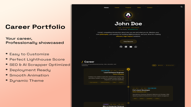 Image for CareerPortfolio on template0.com Image for CareerPortfolio on template0.com