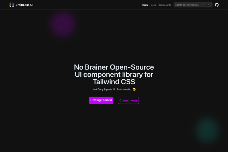 Image for BrainLess UI on template0.com Image for BrainLess UI on template0.com