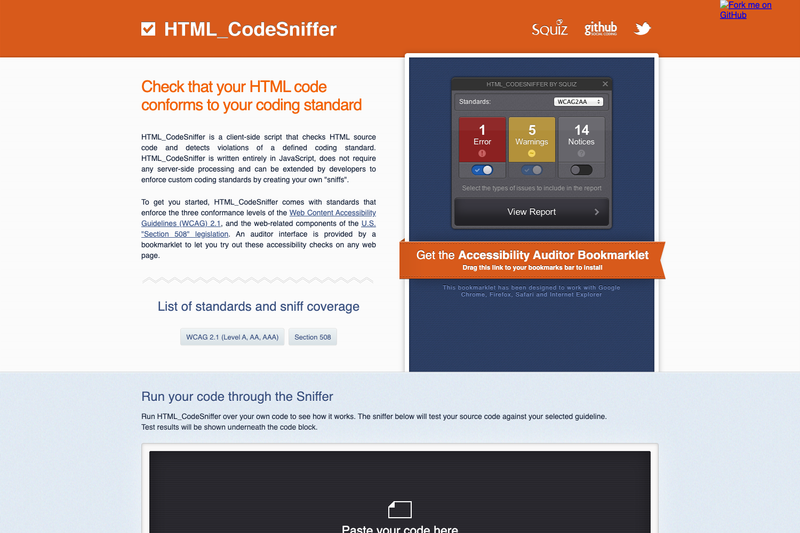 Image for HTML_CodeSniffer on template0.com Image for HTML_CodeSniffer on template0.com