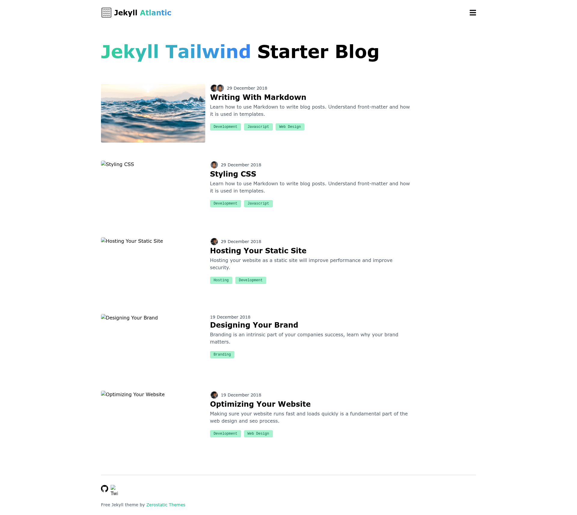 screenshot of Jekyll Atlantic on template0.com