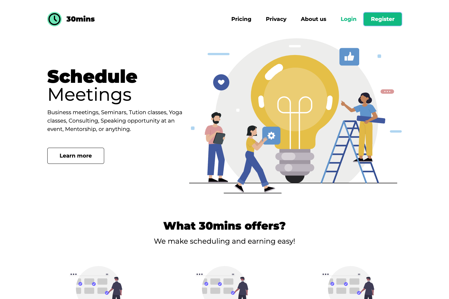 Next.js Calendly Template preview