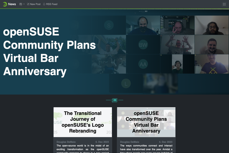 Image for openSUSE News on template0.com