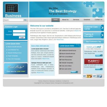 Image for Business Template on template0.com Image for Business Template on template0.com