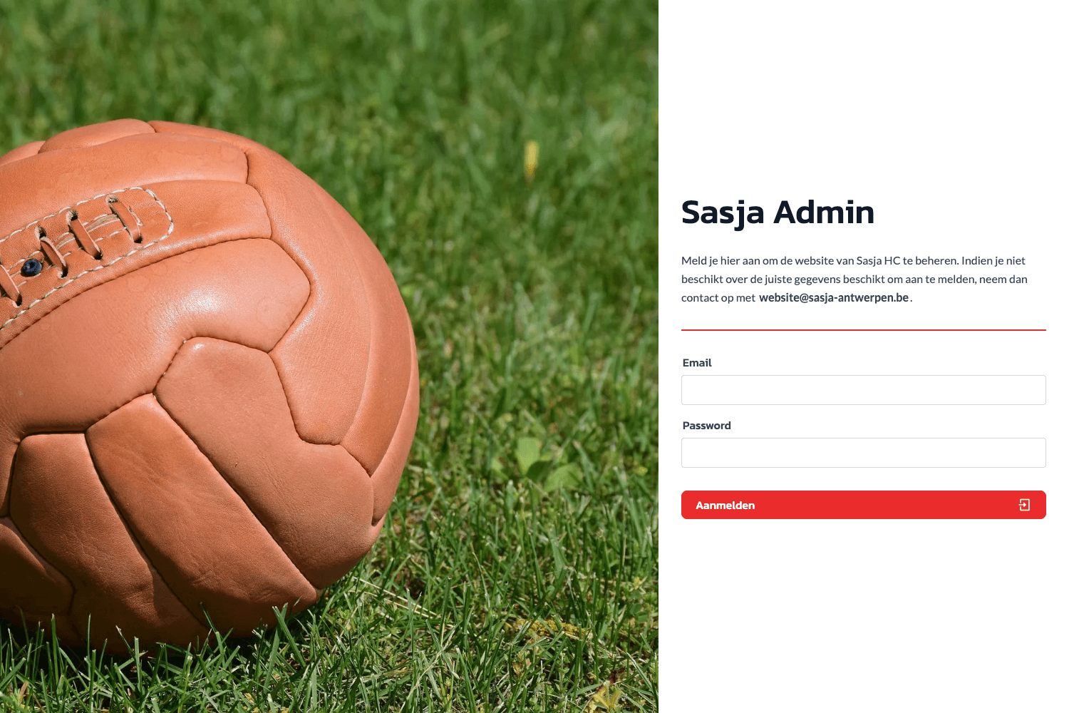 Sasja Admin preview