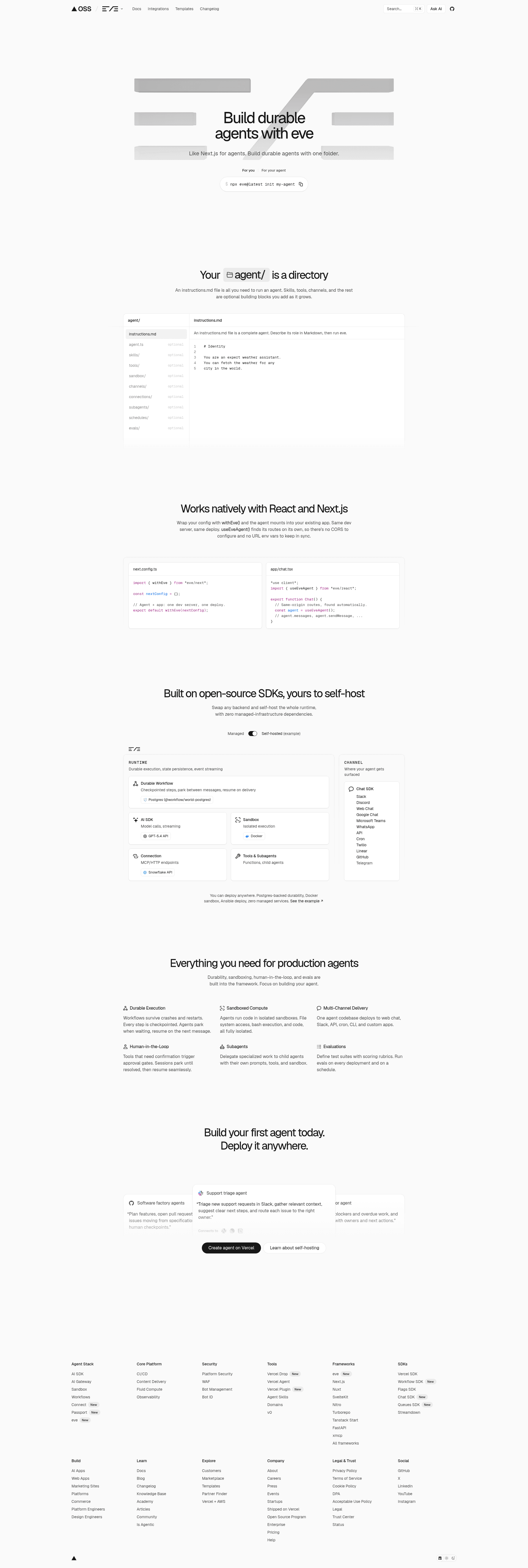 screenshot of eve Chat Template on template0.com