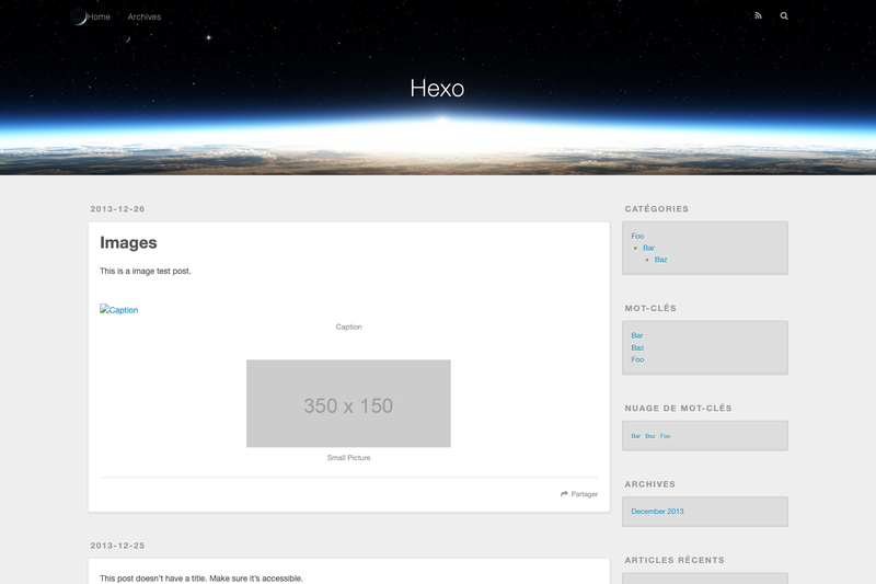 Image for Hexo Theme Landscape on template0.com Image for Hexo Theme Landscape on template0.com