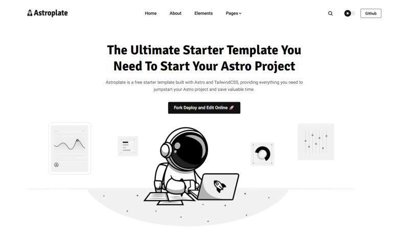 Image for Astroplate on template0.com Image for Astroplate on template0.com