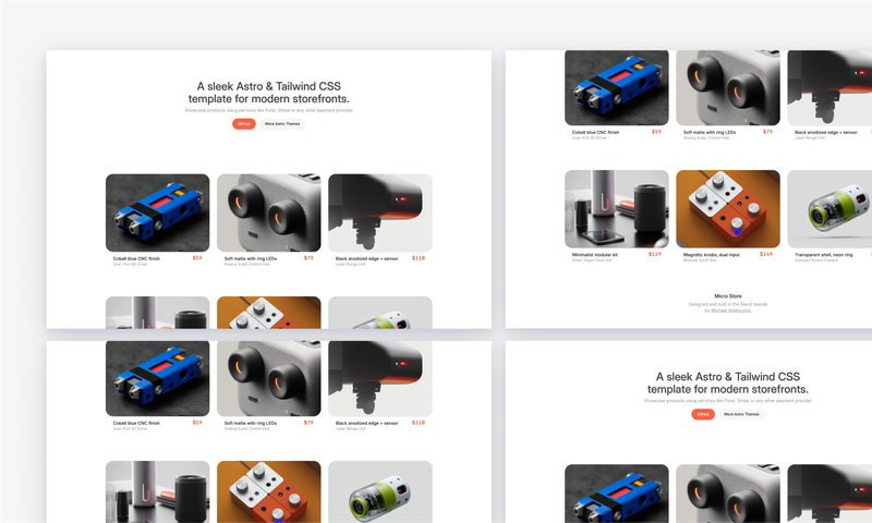 Image for Micro Store on template0.com Image for Micro Store on template0.com