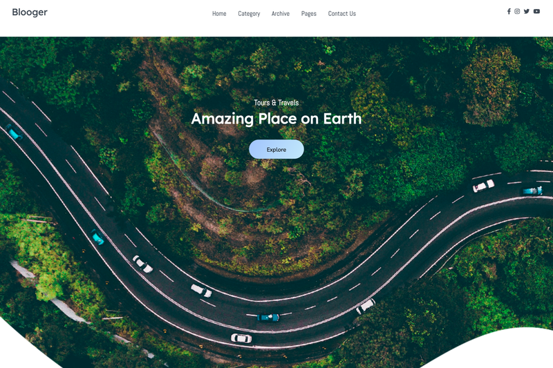 Image for Blooger Website on template0.com