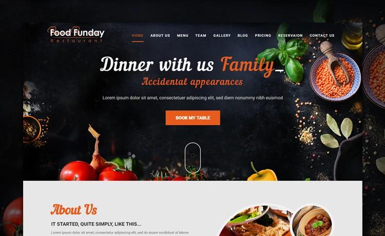 Image for Food Funday on template0.com