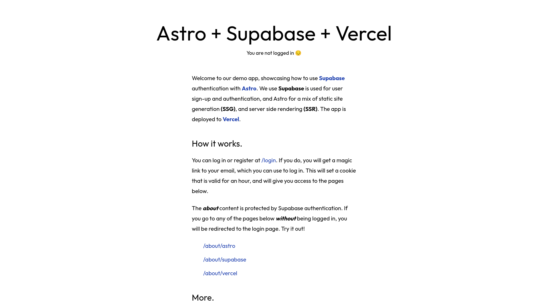Astro-Supabase-Vercel preview
