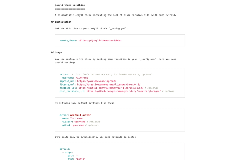 Image for jekyll-theme-scribbles on template0.com Image for jekyll-theme-scribbles on template0.com