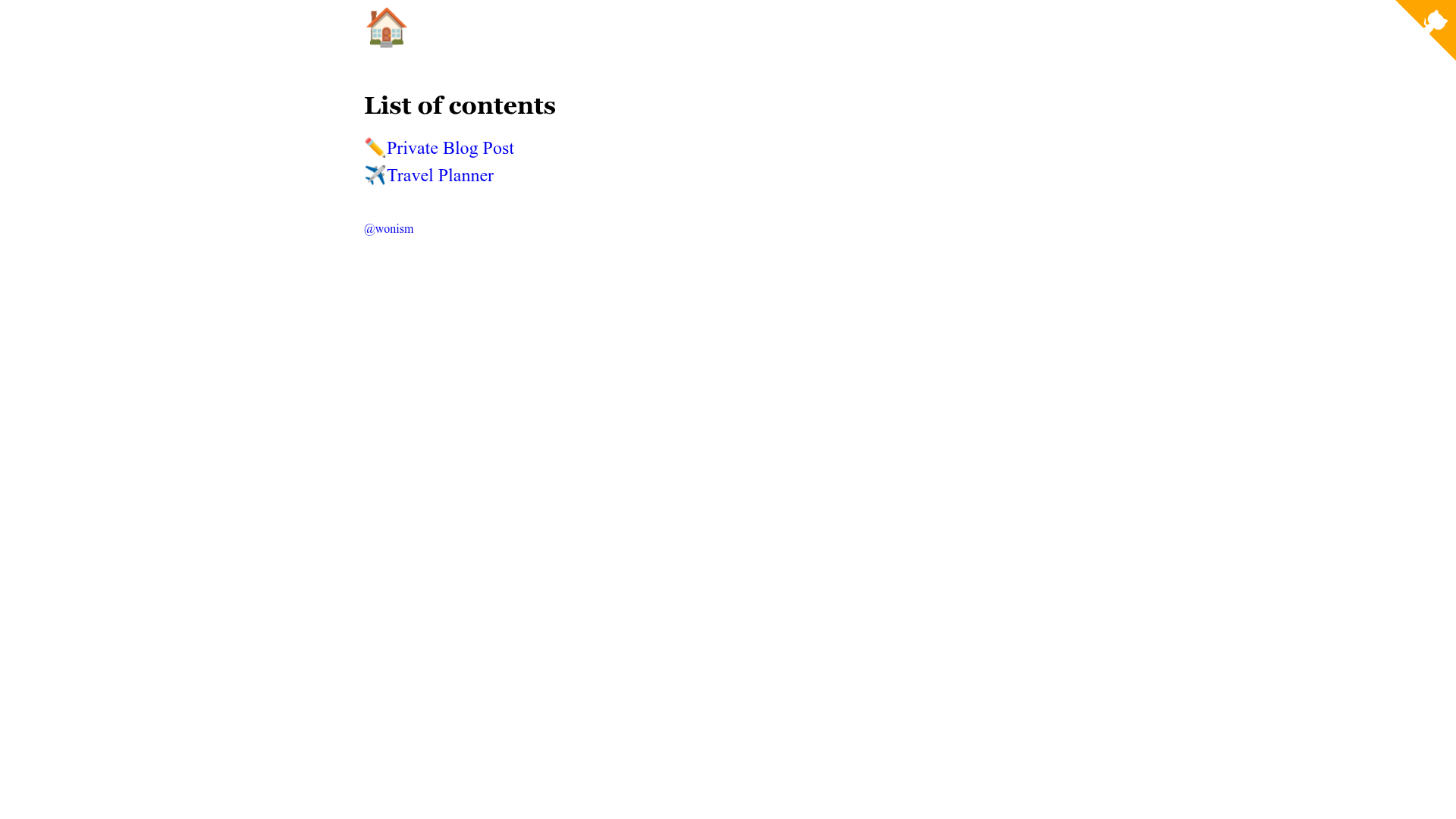 screenshot of Gatsby Starter Notion on template0.com