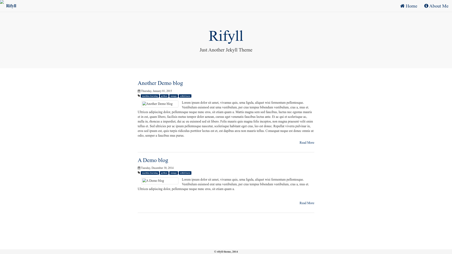 screenshot of Rifyll on template0.com