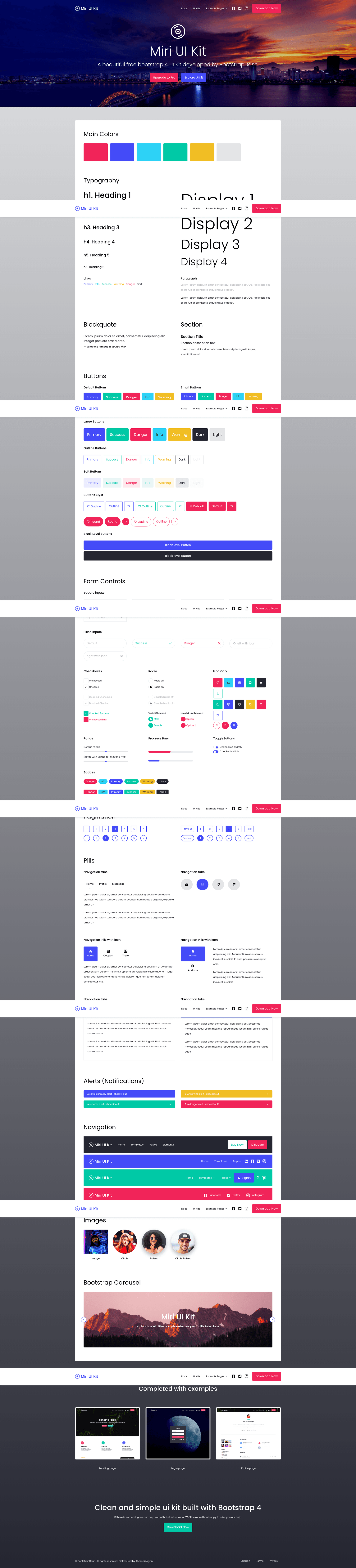 screenshot of Miri UI on template0.com