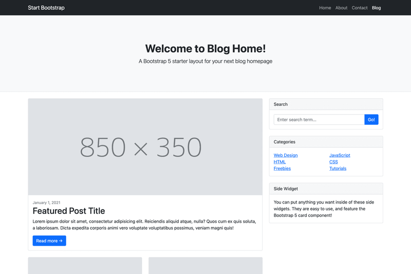 Image for Blog Home on template0.com Image for Blog Home on template0.com